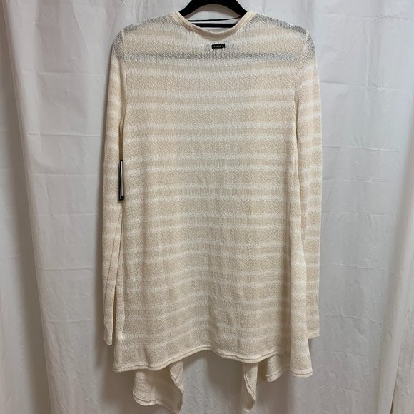 NWT White Cream Volcom "Go Go Wrap" Cardigan *FLAW* Small - Picture 2 of 13